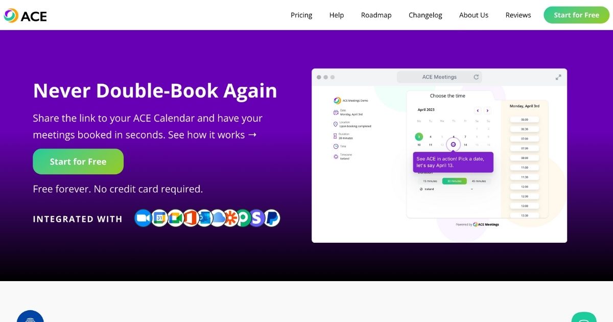 ACE: Meeting scheduling tool