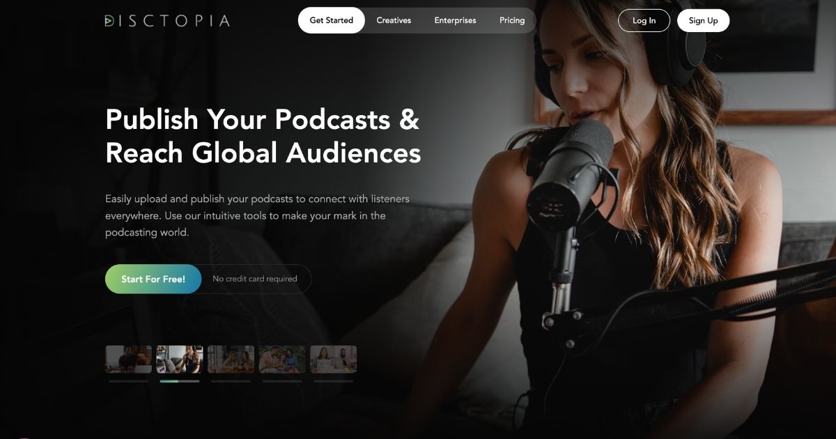 Disctopia: Dynamic streaming and podcast hosting platform