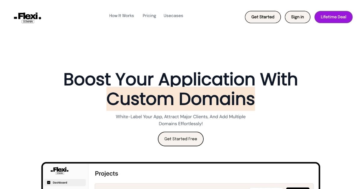FlexiDomain: Custom domain integration tool