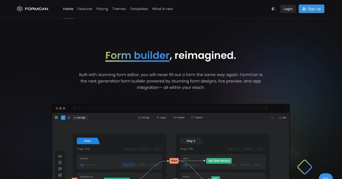 FormCan: Business form builder
