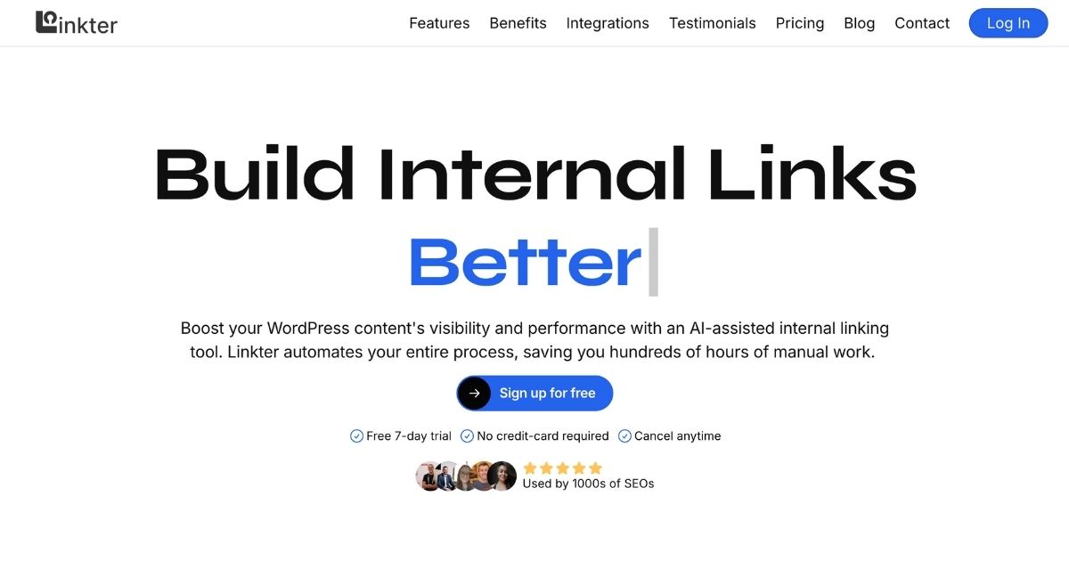 LinkterAI: Internal linking tool