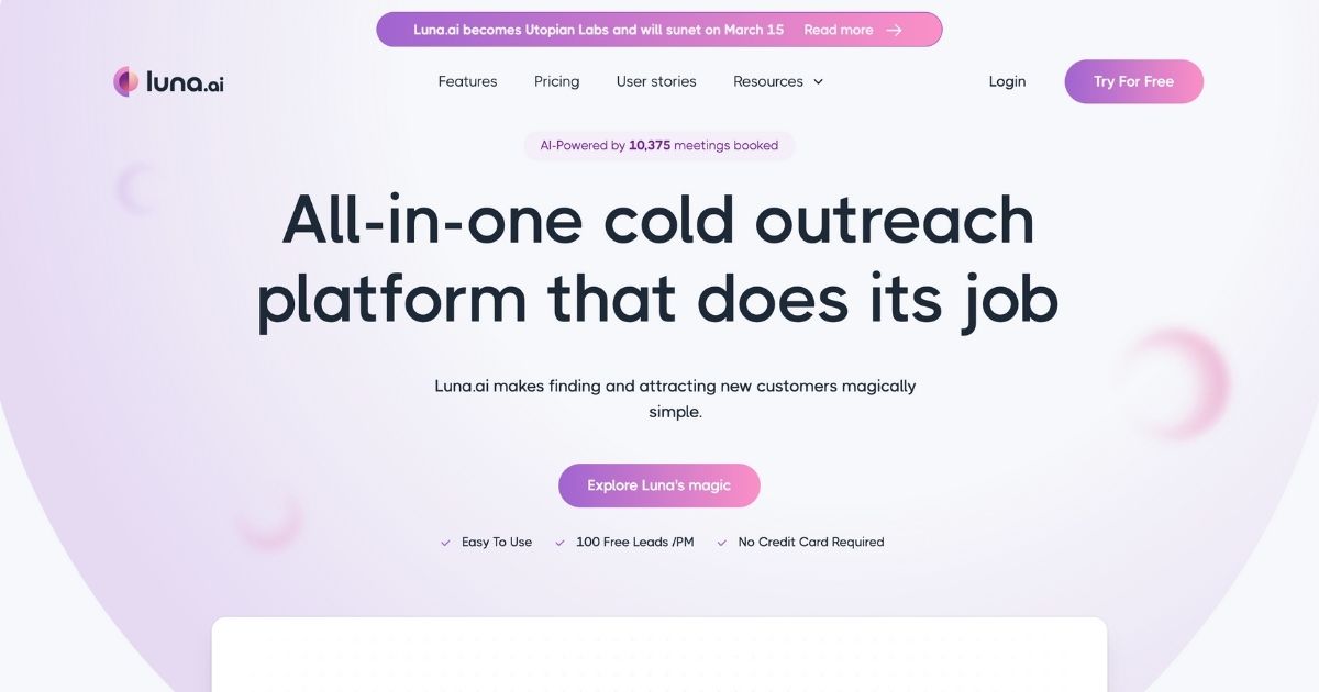 Luna: All-in-one sales prospecting platform