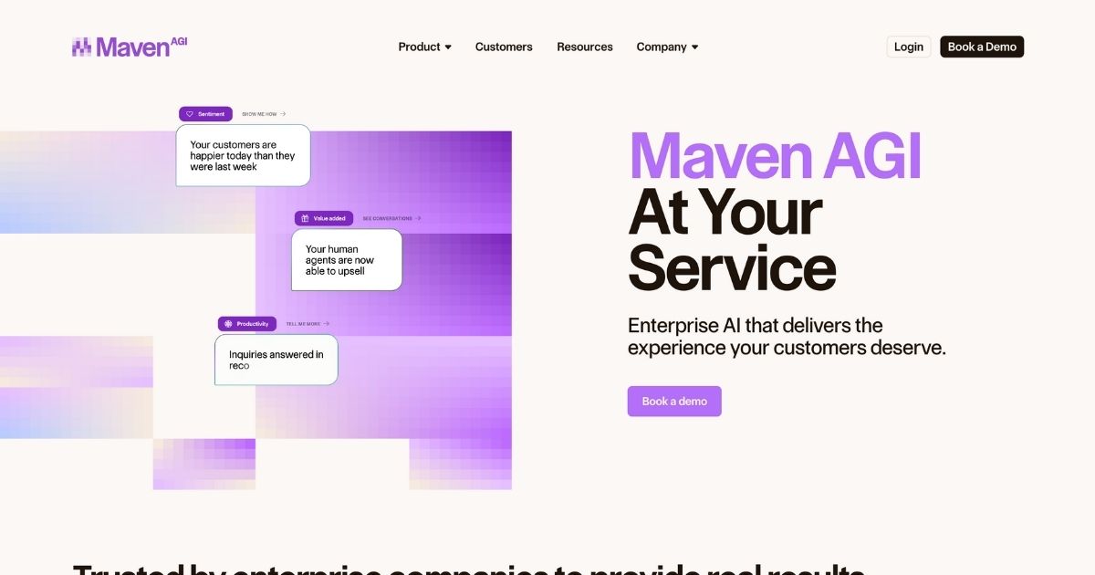 AiHot100 #32 Maven AGI: Enterprise AI for Customer Support