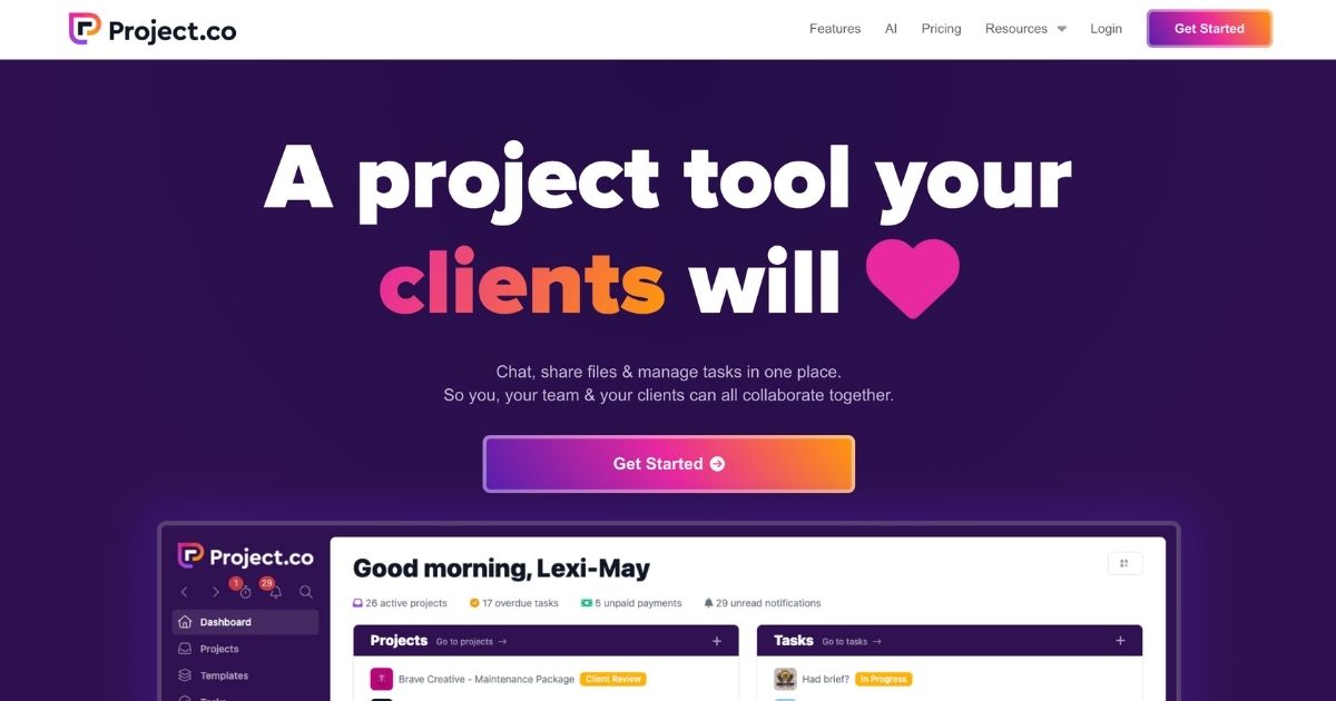 ProjectCO: Collaborative project management tool