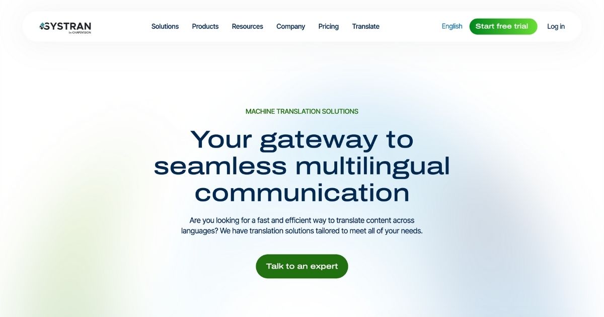 Systran: Multilingual communication tool