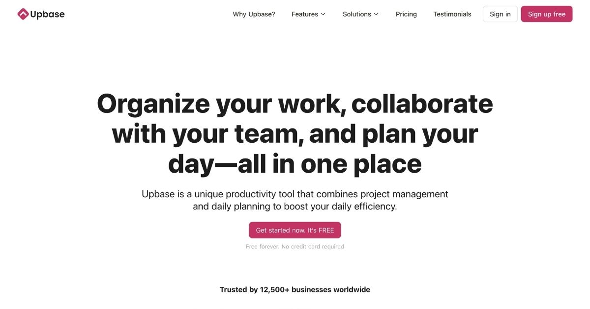 Upbase: Business productivity tool