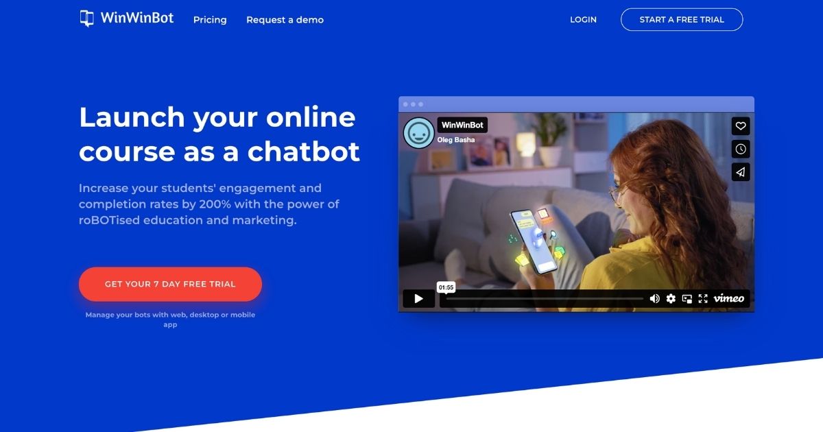 WinWinBot: Chatbot-driven education