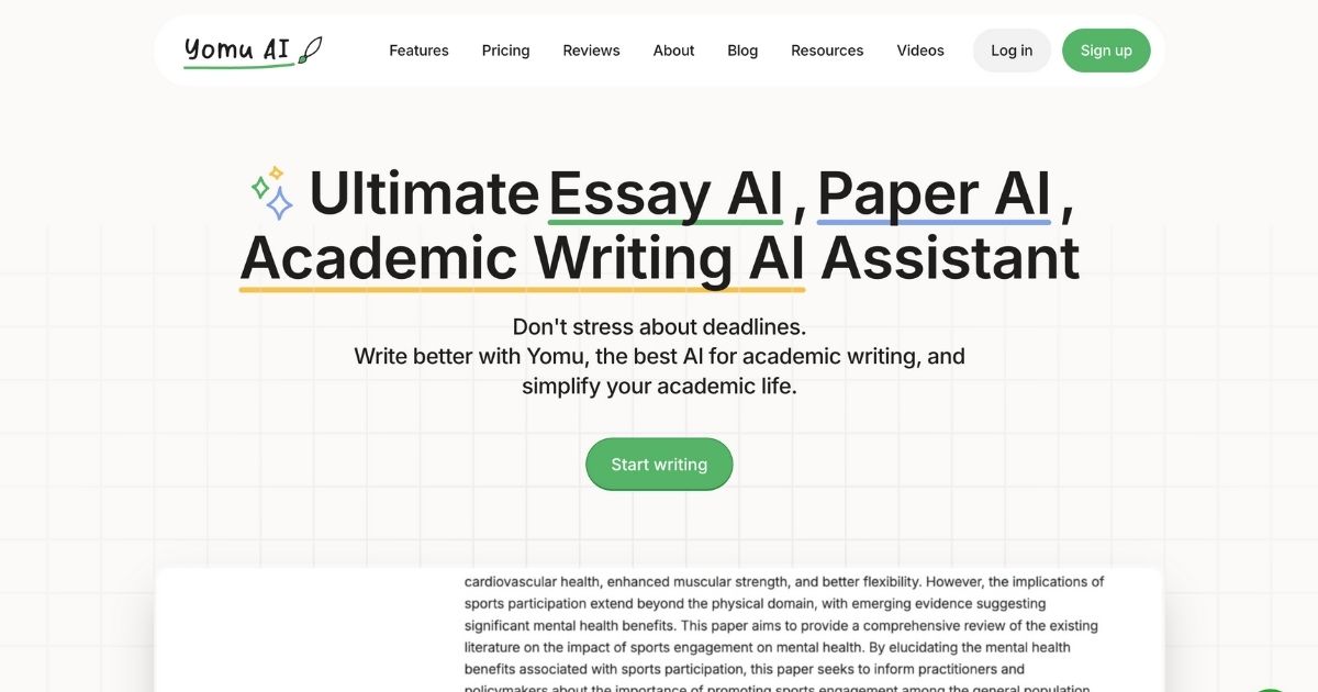 Yomu: AI writing assistant