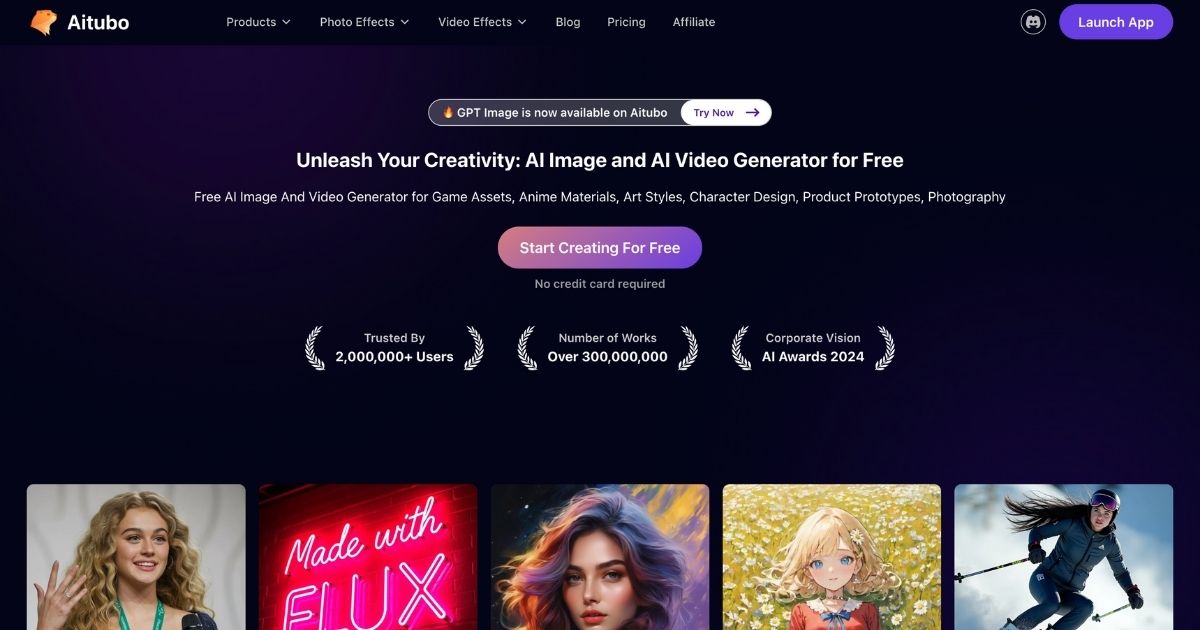Aitubo: AI image and video generator