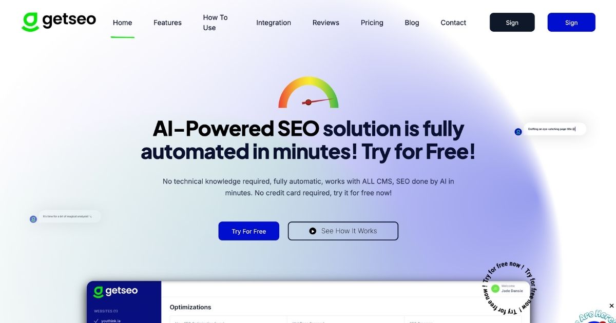 GetSEO.ai: AI SEO automation