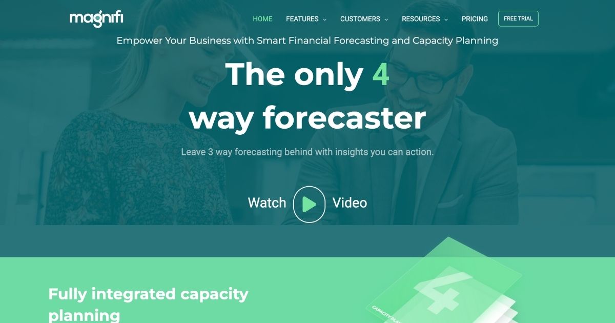 Magnifi: Smart financial forecasting and capacity planning