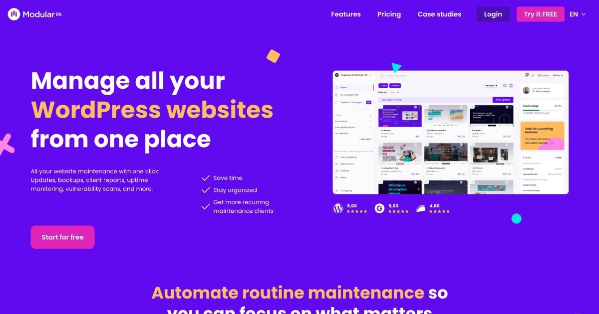 ModularDS: Centralized WordPress management solution