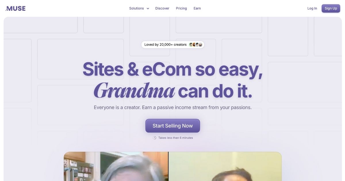 Muse: Online selling tool for creators