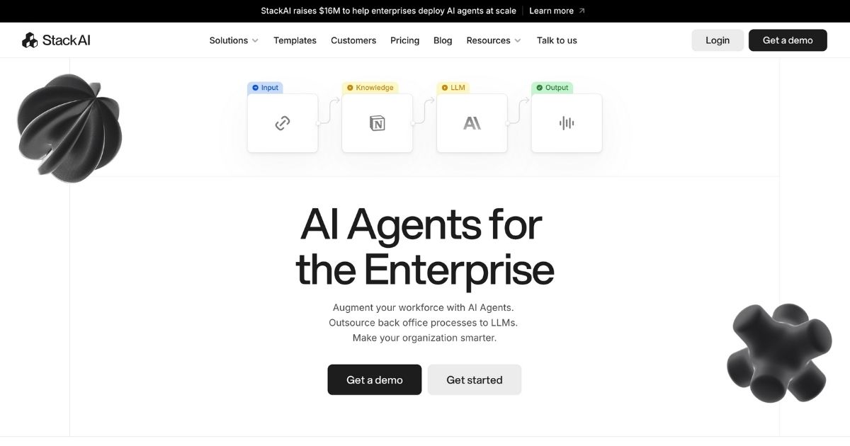 AiHot100 #36 StackAI: Enterprise AI automation platform