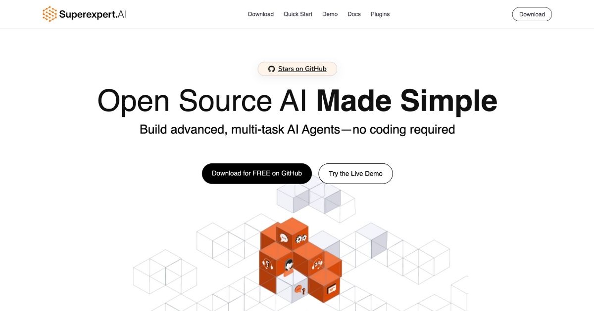 Superexpert: Open-source, no-code AI solutions