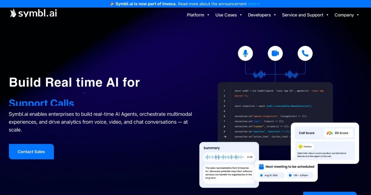 AiHot100 #43 Symbl.ai: AI-powered conversation intelligence
