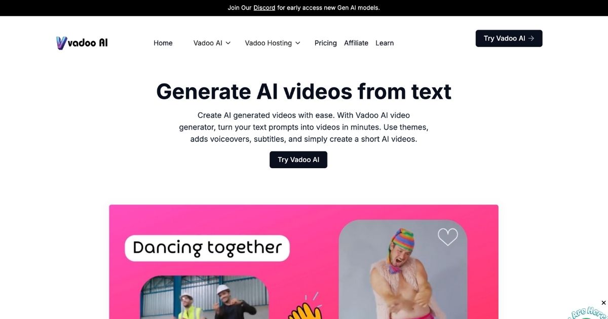 Vadoo.tv: AI video creation platform