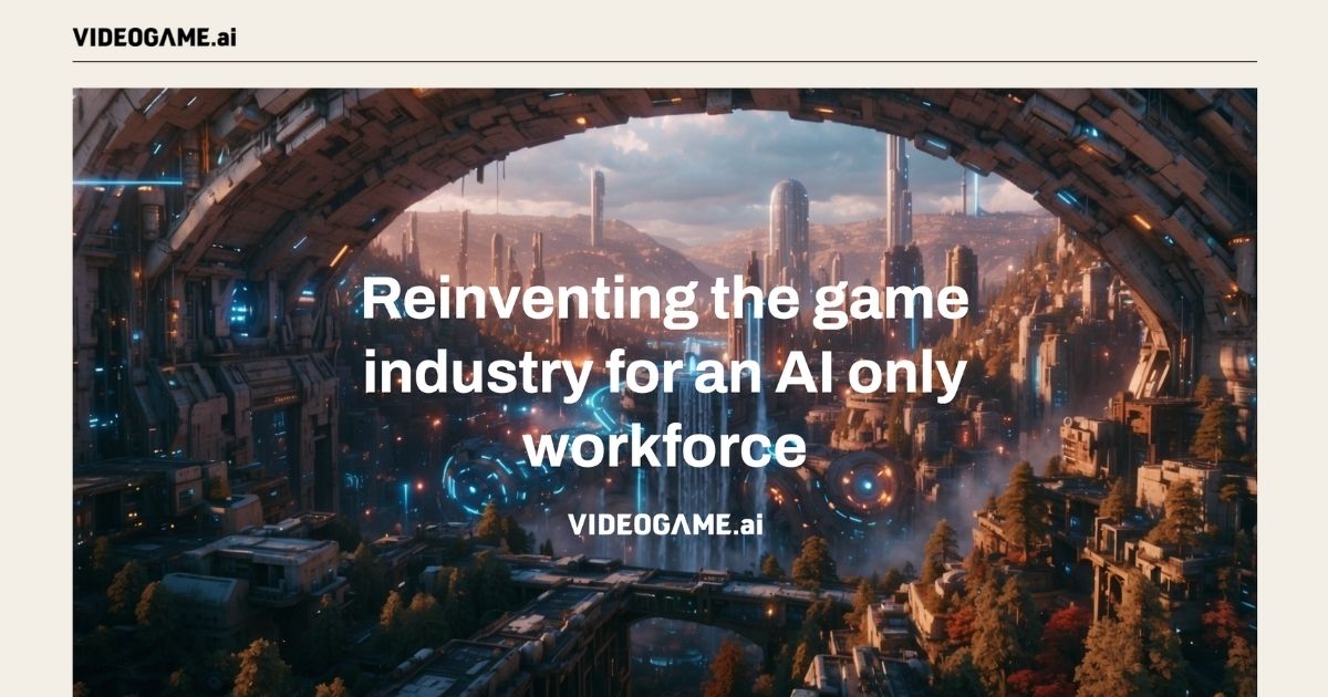 AiHot100 #37 VIDEOGAME.ai: AI-powered game development