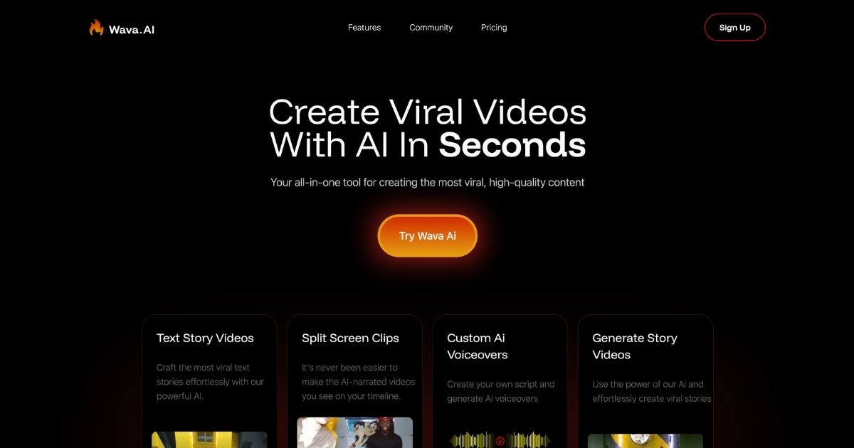 Wava: AI-powered content creation tool