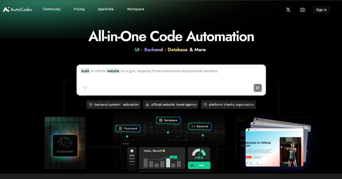 Autocoder.cc: AI-Powered Full-Stack Code Generation