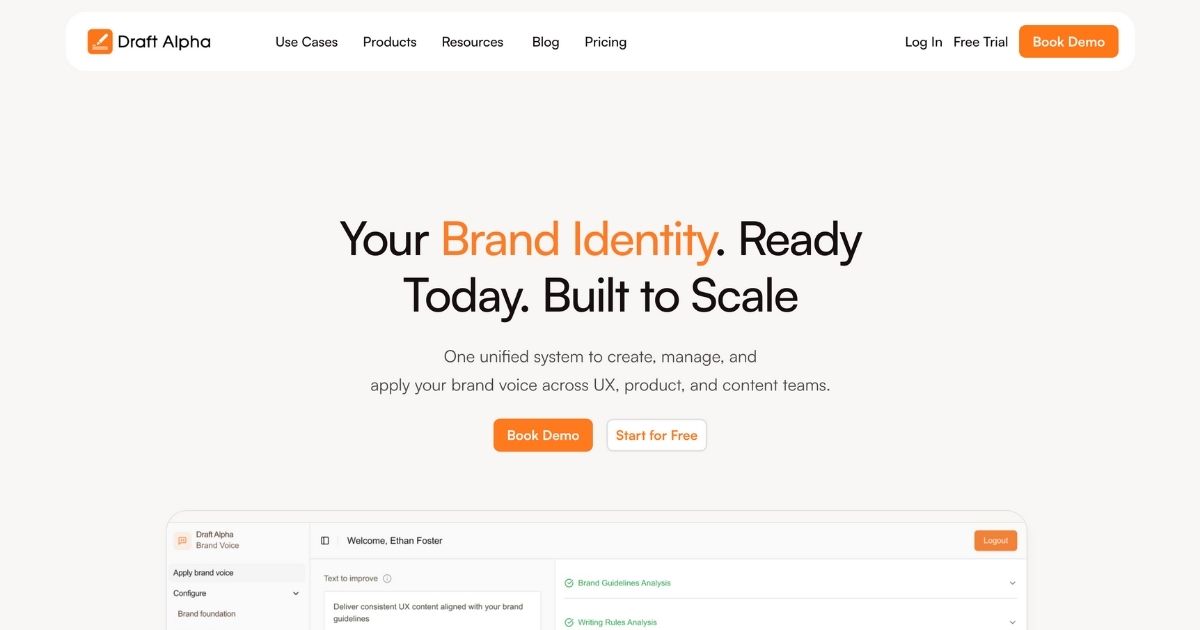 Draft Alpha: AI Brand Voice Consistency
