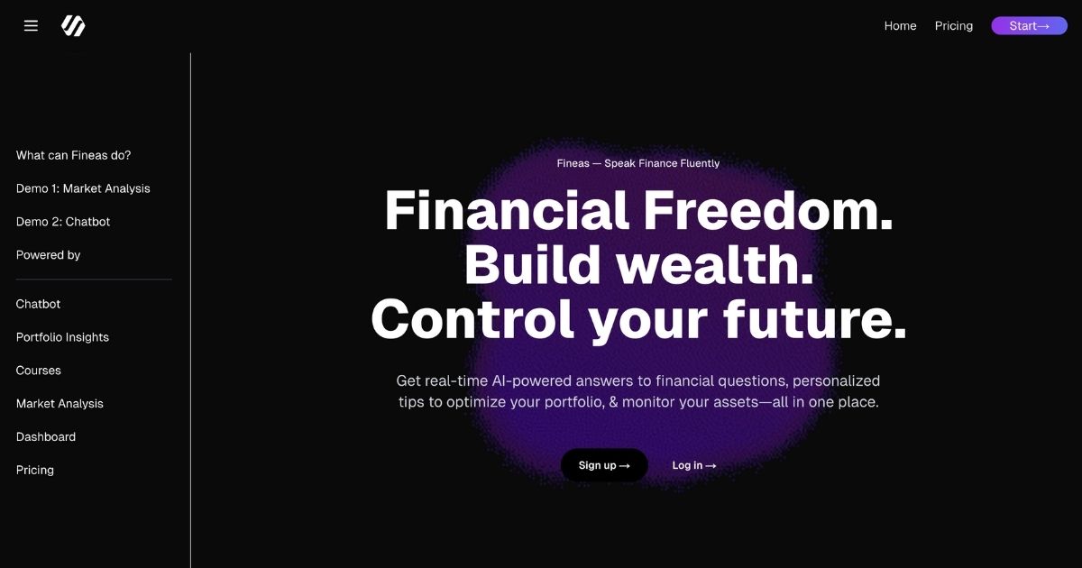 Fineas: AI Financial Platform Simplifying Investments