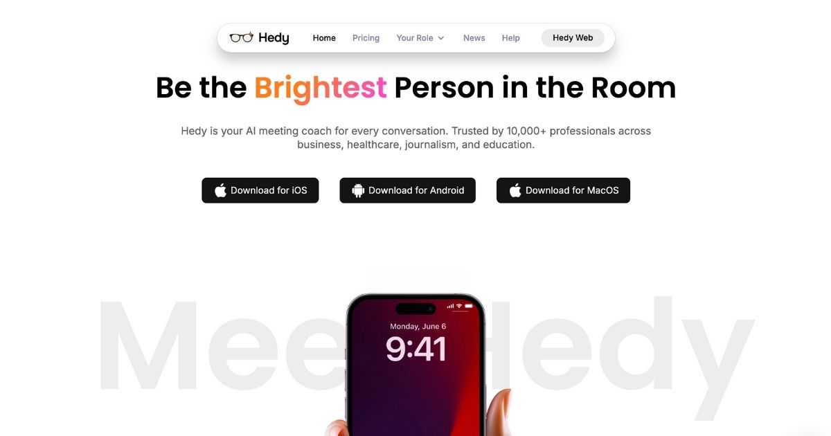 Hedy AI: Real-Time Communication Enhancement