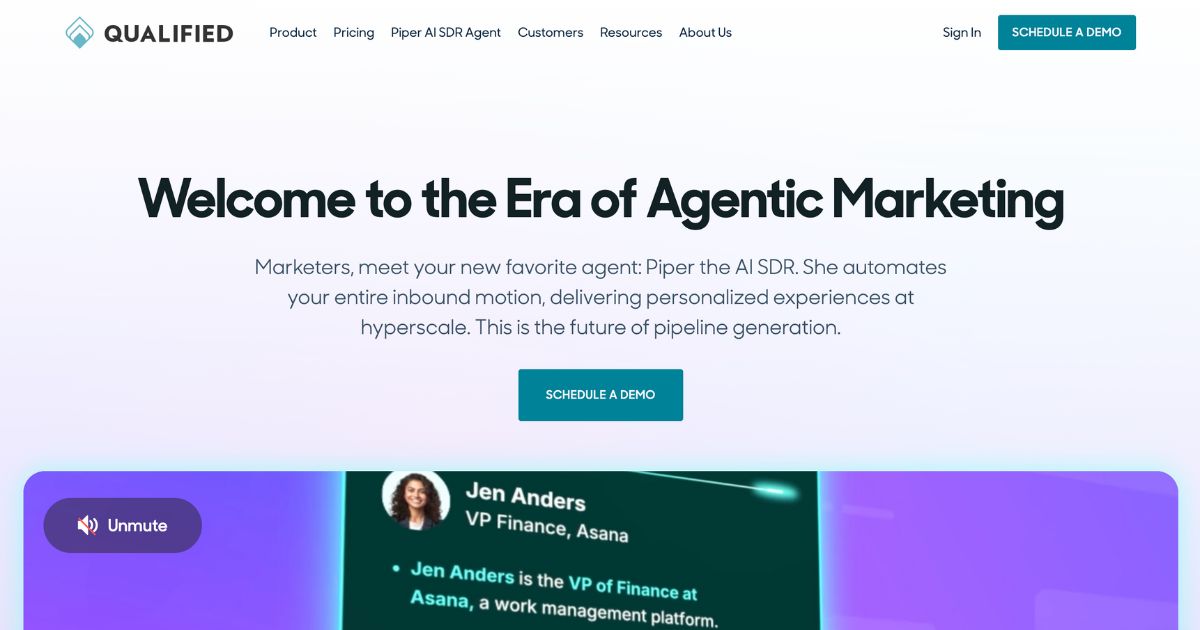 Qualified.com: Real-Time AI Sales Engagement