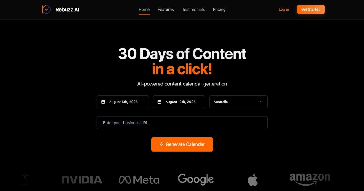 Rebuzz AI: Automated Content Planning Tool