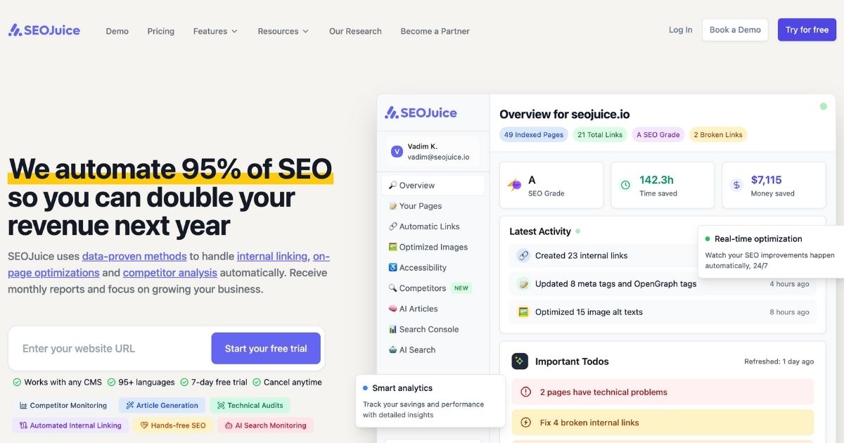 SEOJuice: Automate On-Page SEO Tasks