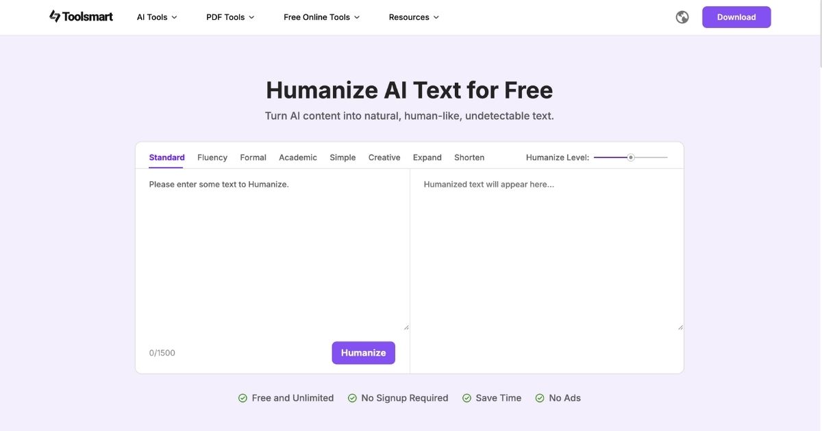 Humanize AI Transforms AI-Generated Text