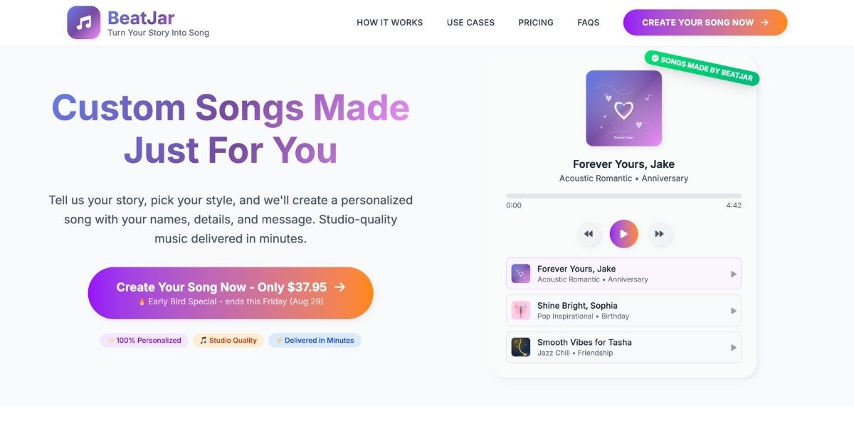 BeatJar: Personalized AI-Generated Songs