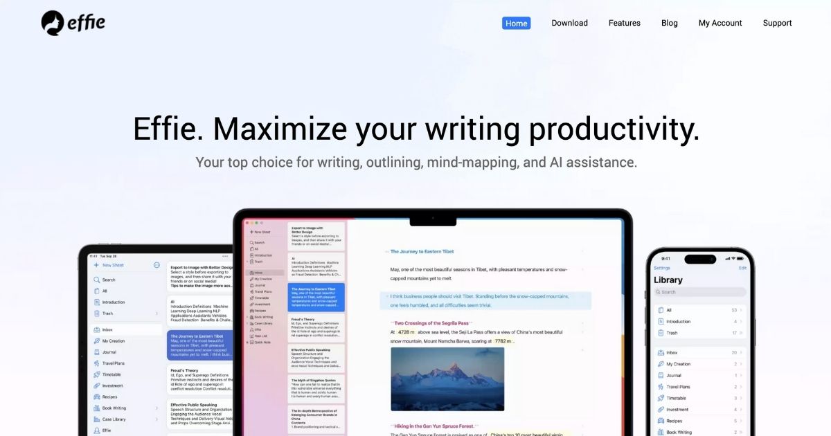 Effie: Productivity Tool for Writing Efficiency