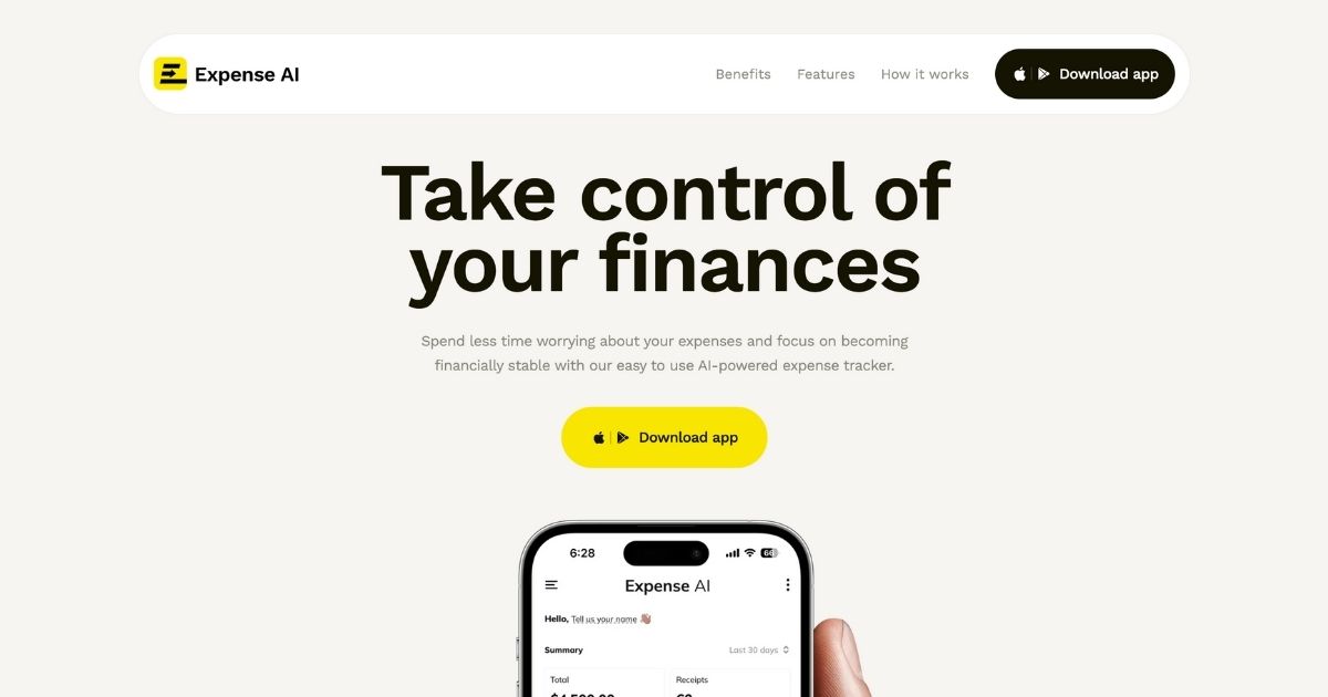Expense AI: Simplify Expense Tracking Efficiently