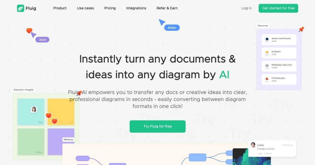 Fluig: AI-Powered Diagram Tool for Instant Collaboration