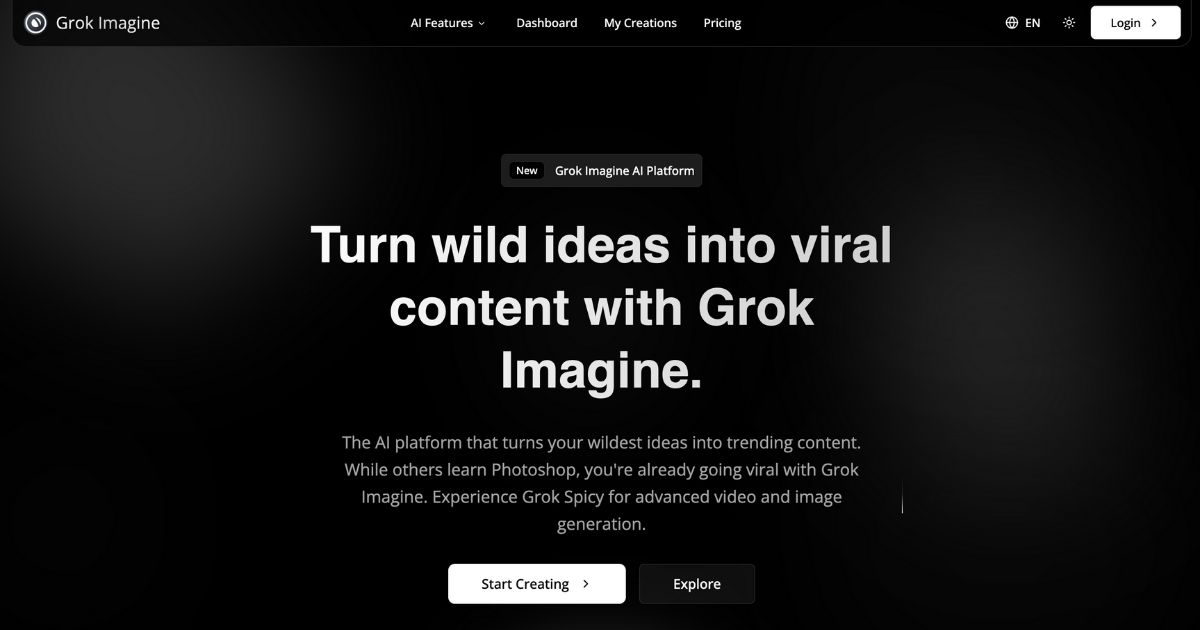 Grok Imagine: AI Image & Video Generation