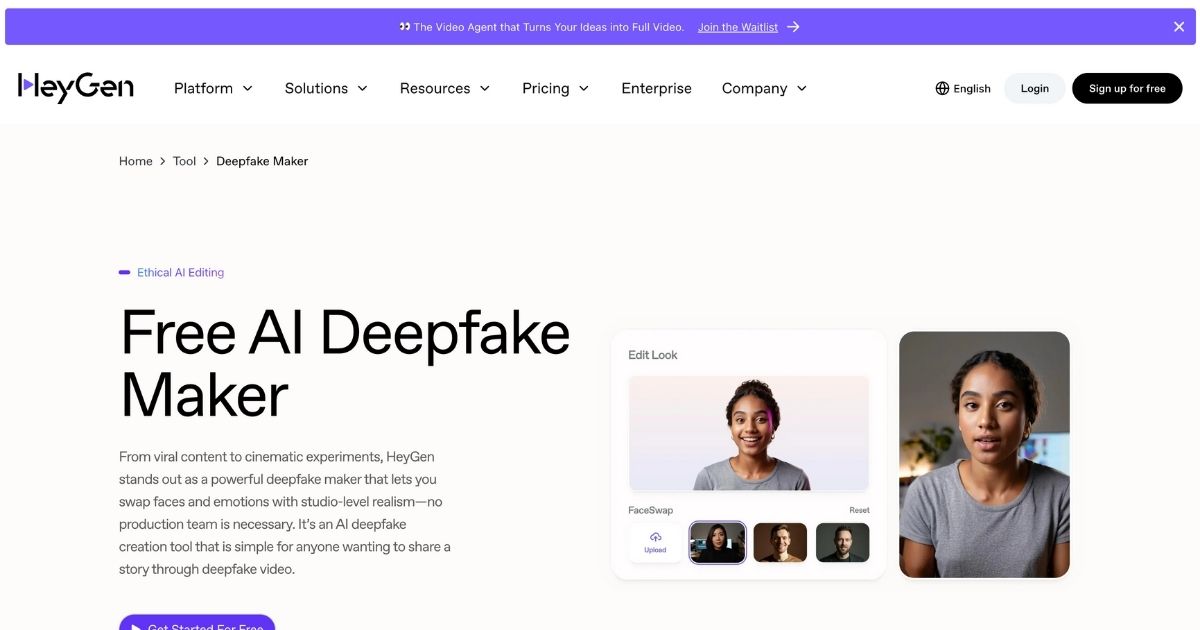 Deepfake Maker: AI-Powered Video Creation