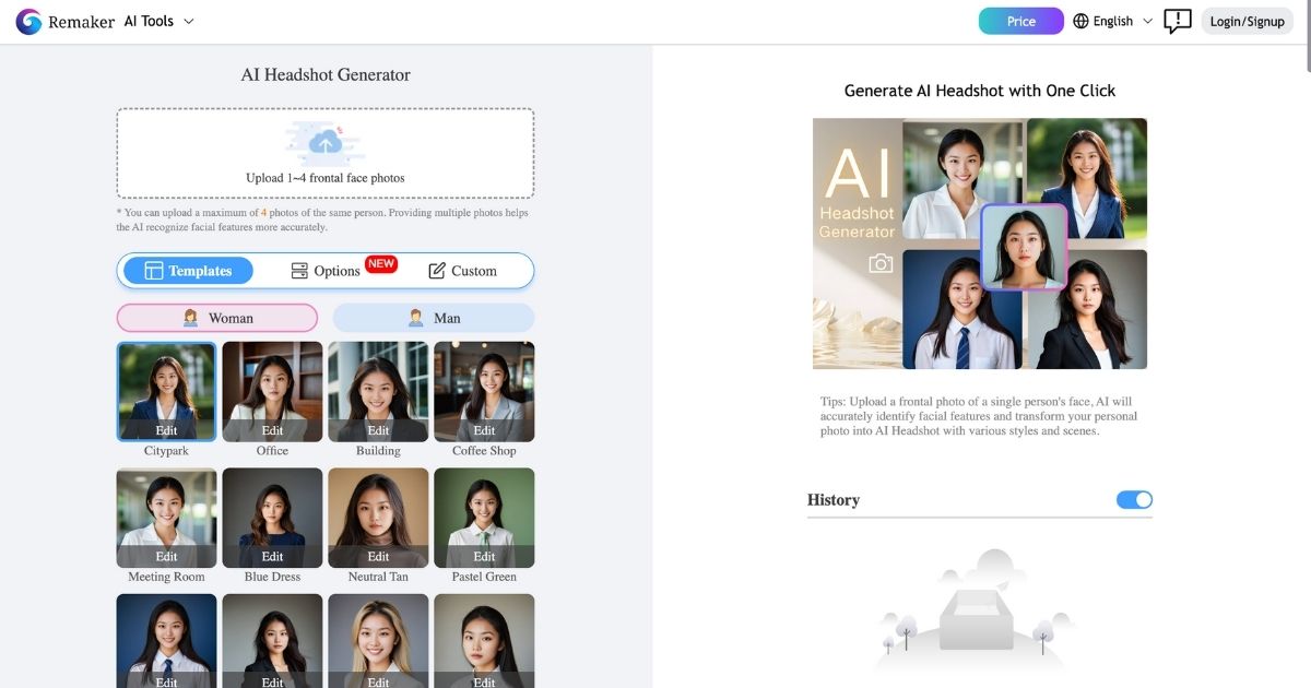 Remaker AI Headshot Generator: Professional, Customized Headshots