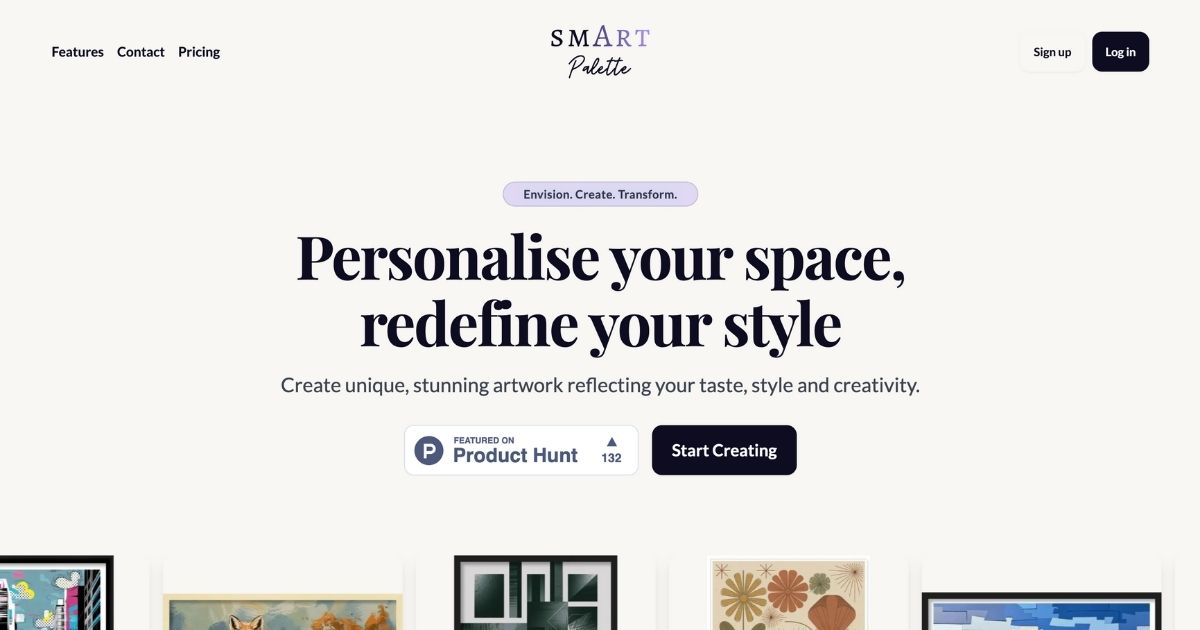 Smart Palette: Personalized Art Creation Platform