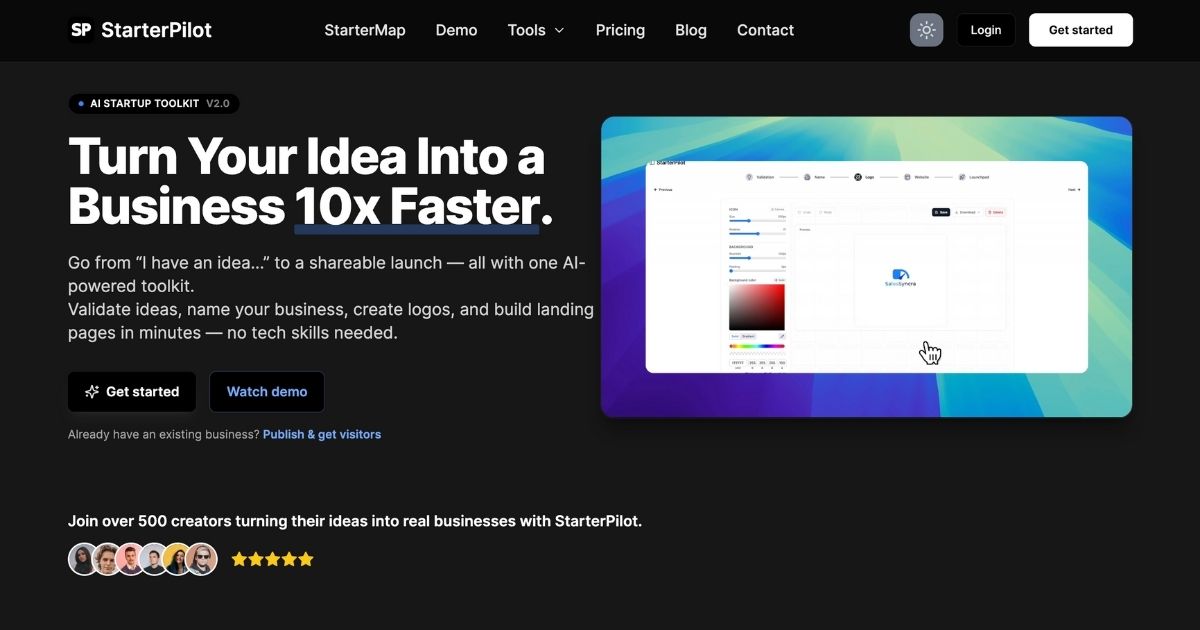 StarterPilot: AI Tool for Business Launch