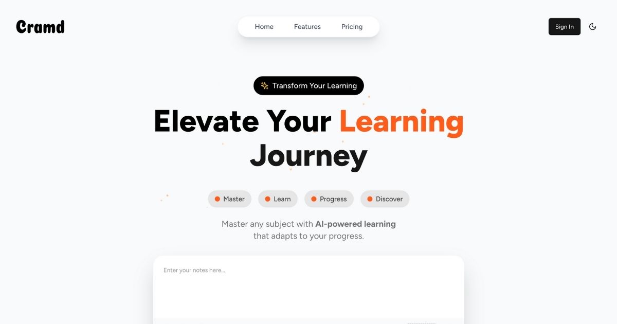 Cramd: AI-Powered Flashcard Platform for Efficient Learning