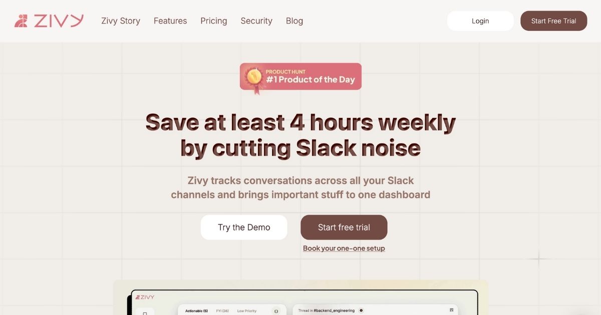 Zivy: Streamline Slack Communication Efficiently