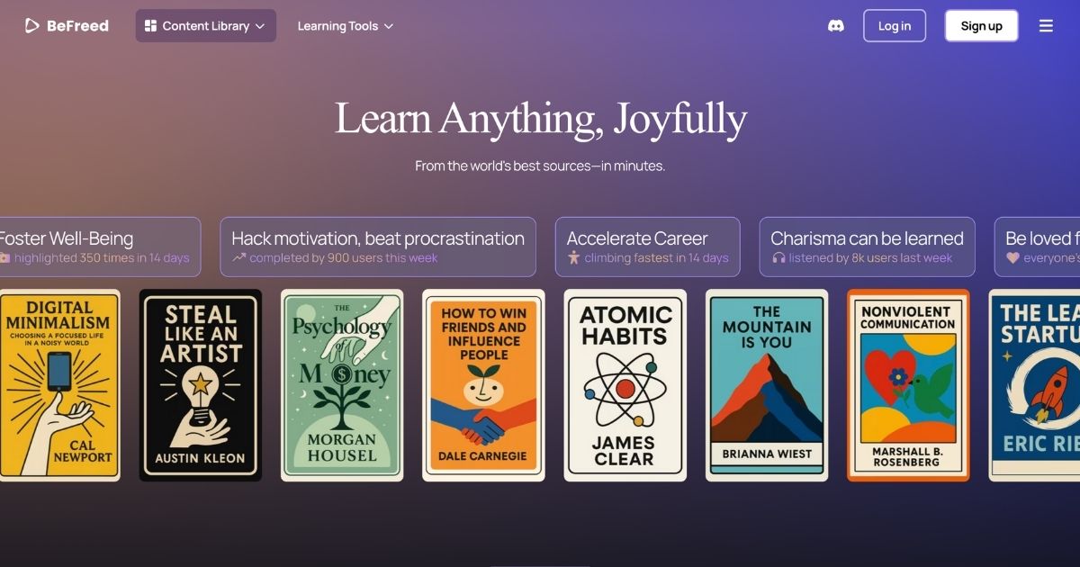 BeFreed: Personalized Learning Platform for Professionals