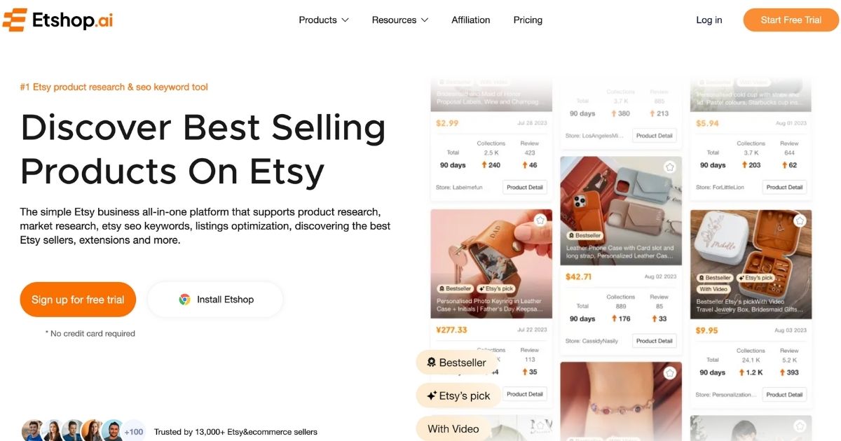 Etshop AI: Etsy Seller SEO Toolkit