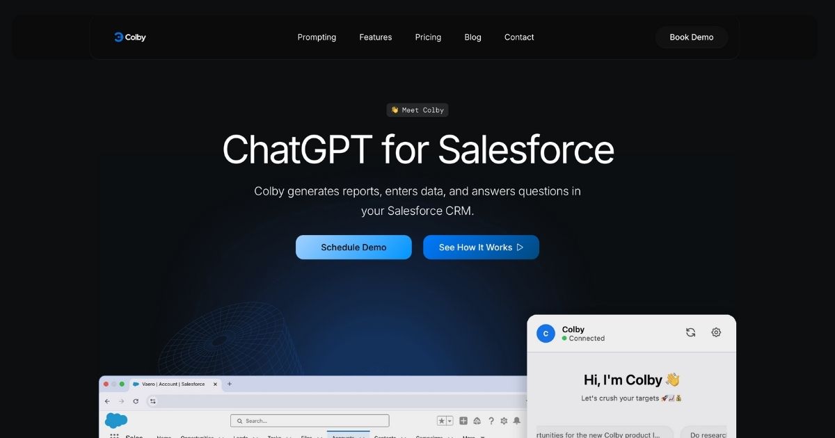 Colby AI CRM Tool: Streamline Salesforce Tasks