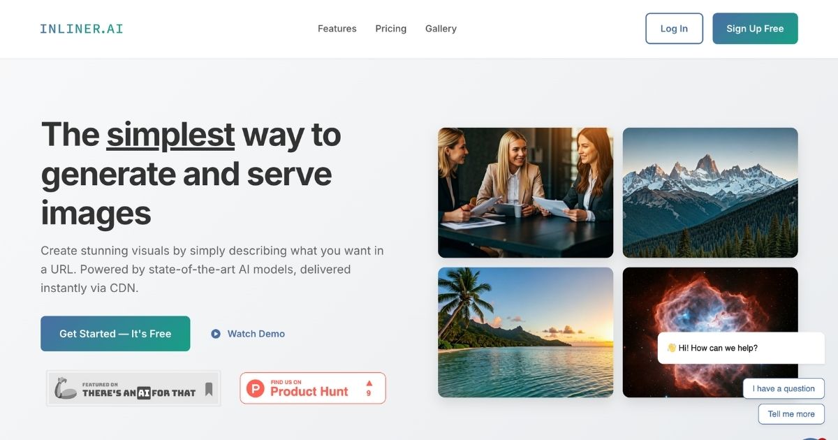 Inliner.AI: Streamlined URL-Based Image Generation