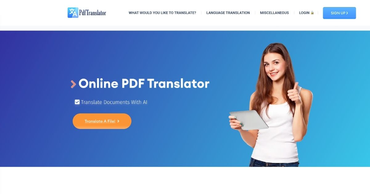 PDFT AI: Efficient Document Translation Tool