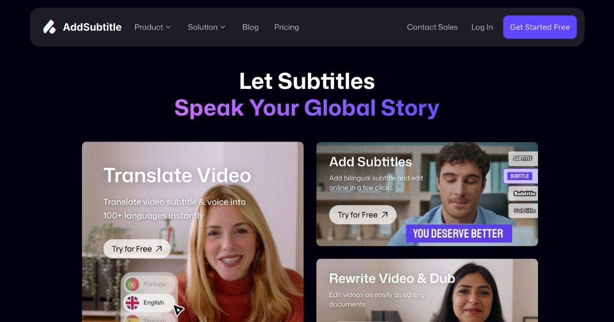 AddSubtitle.ai: AI-Powered Video Enhancement Tool