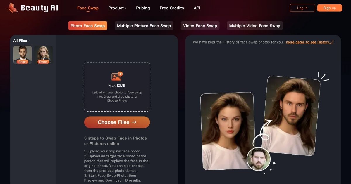 BeautyAI.fun: Face Swap & Image Generator