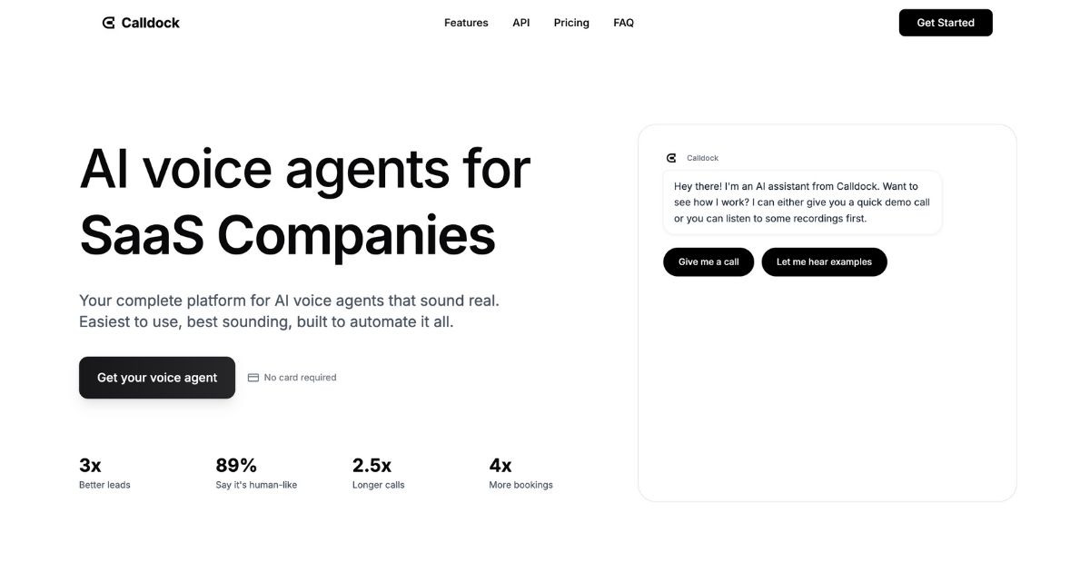 Calldock: AI-Powered Lead Engagement Platform